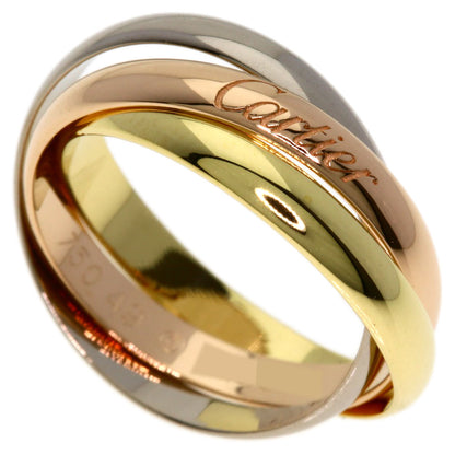 CARTIER Trinity SM Current Model #49 Ring K18 Yellow Gold 18K Pink GoldLadies [Used]