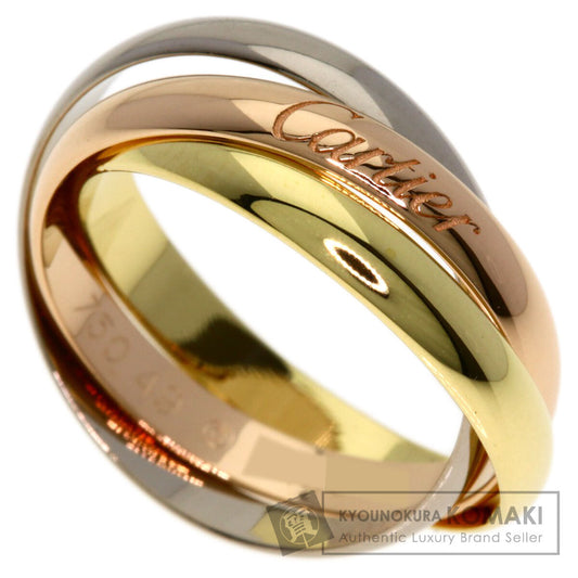 CARTIER Trinity SM Current Model #49 Ring K18 Yellow Gold 18K Pink GoldLadies [Used]