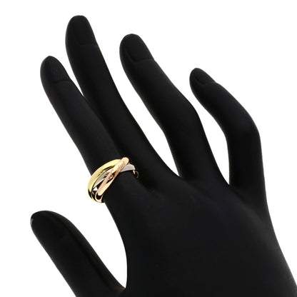 CARTIER Trinity SM Current Model #49 Ring K18 Yellow Gold 18K Pink GoldLadies [Used]