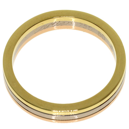 CARTIER Three color # 50 Ring K18 Yellow Gold K18 White GoldLadies [Used]