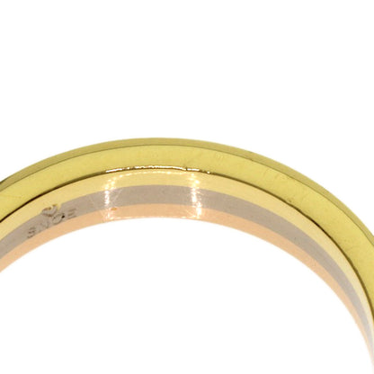 CARTIER Three color # 50 Ring K18 Yellow Gold K18 White GoldLadies [Used]