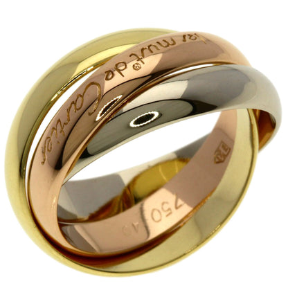 CARTIER Trinity #49 Ring K18 Yellow Gold K18 White GoldLadies [Used]