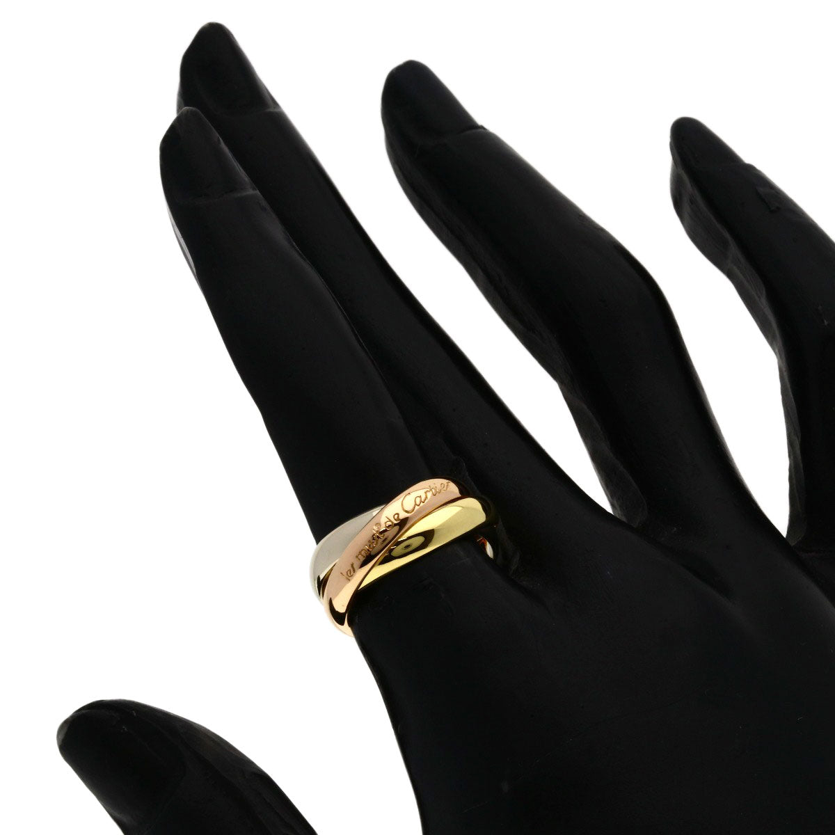 CARTIER Trinity #49 Ring K18 Yellow Gold K18 White GoldLadies [Used]