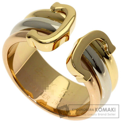 CARTIER 2C ring # 54 Ring K18 Yellow Gold K18 White GoldLadies [Used]