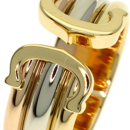 CARTIER 2C ring # 54 Ring K18 Yellow Gold K18 White GoldLadies [Used]