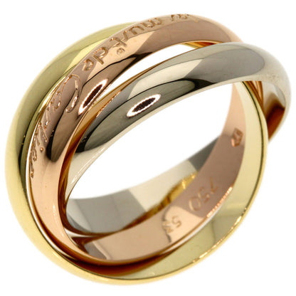 CARTIER Trinity #53 Ring K18 Yellow Gold 18K Pink GoldLadies [Used]