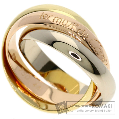 CARTIER Trinity #48 Ring K18 Yellow Gold 18K Pink GoldLadies [Used]