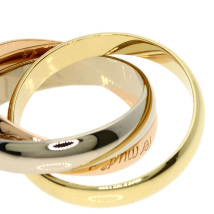 CARTIER Trinity #48 Ring K18 Yellow Gold 18K Pink GoldLadies [Used]