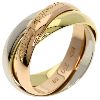 CARTIER Trinity #50 Ring K18 Yellow Gold 18K Pink GoldLadies [Used]