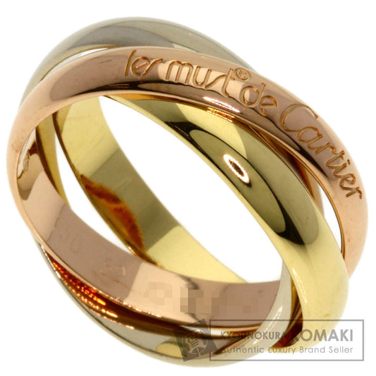CARTIER Trinity #52 Ring K18 Yellow Gold K18 White GoldLadies [Used]