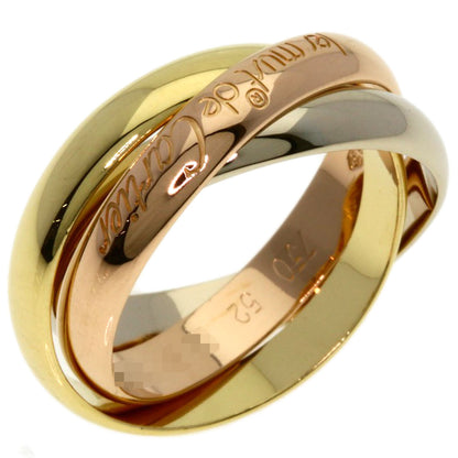 CARTIER Trinity #52 Ring K18 Yellow Gold K18 White GoldLadies [Used]