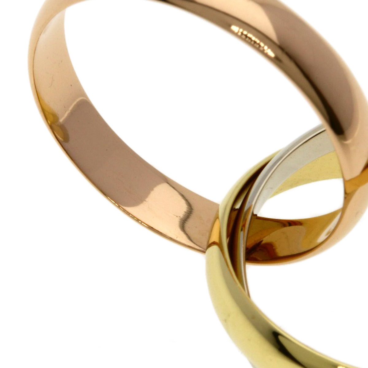 CARTIER Trinity #49 Ring K18 Yellow Gold K18 White GoldLadies [Used]