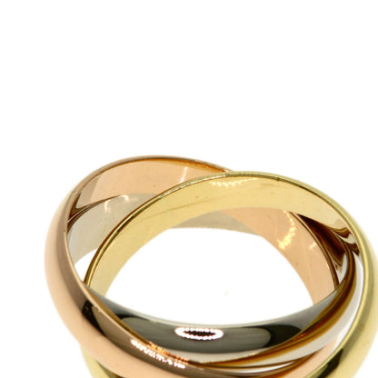 CARTIER Trinity #49 Ring K18 Yellow Gold 18K Pink GoldLadies [Used]
