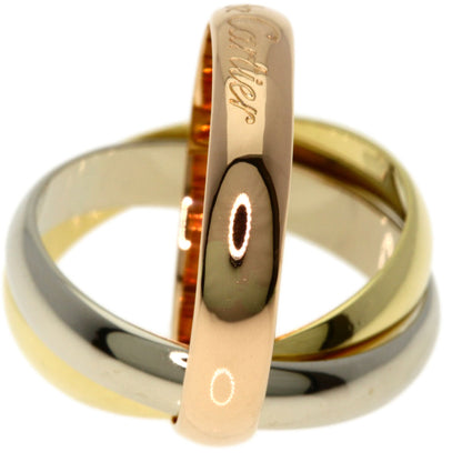 CARTIER Trinity #49 Ring K18 Yellow Gold 18K Pink GoldLadies [Used]