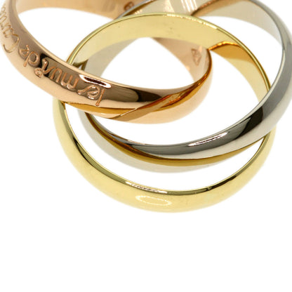 CARTIER Trinity #49 Ring K18 Yellow Gold 18K Pink GoldLadies [Used]
