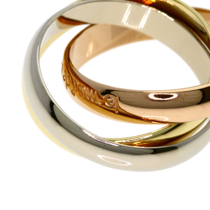 CARTIER Trinity #49 Ring K18 Yellow Gold 18K Pink GoldLadies [Used]