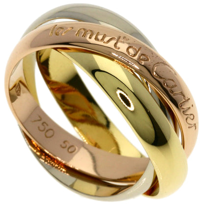 CARTIER Trinity #50 Ring K18 Yellow Gold K18 White GoldLadies [Used]