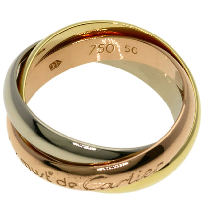 CARTIER Trinity #50 Ring K18 Yellow Gold K18 White GoldLadies [Used]