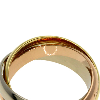 CARTIER Trinity #50 Ring K18 Yellow Gold K18 White GoldLadies [Used]