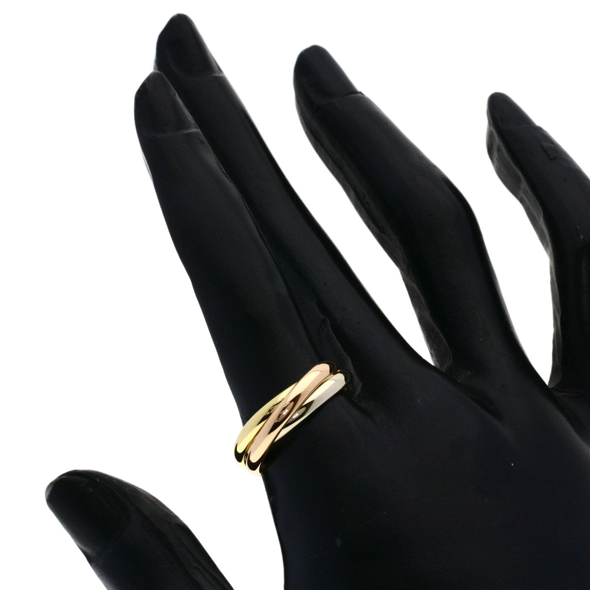 CARTIER Trinity SM #54 Ring K18 Yellow Gold K18 White GoldLadies [Used]