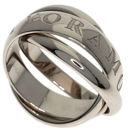 CARTIER Trinity 1998 Christmas Limited Edition #51 Ring K18 White Gold Ladies [Used]