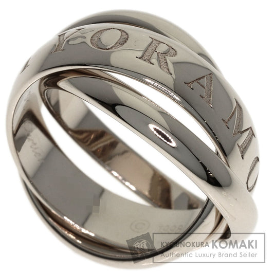 CARTIER Trinity 1998 Christmas Limited Edition #51 Ring K18 White Gold Ladies [Used]