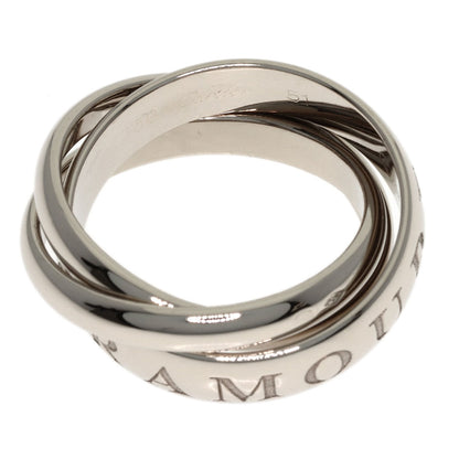 CARTIER Trinity 1998 Christmas Limited Edition #51 Ring K18 White Gold Ladies [Used]