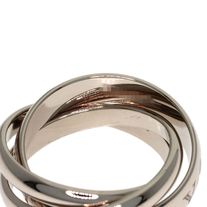 CARTIER Trinity 1998 Christmas Limited Edition #51 Ring K18 White Gold Ladies [Used]