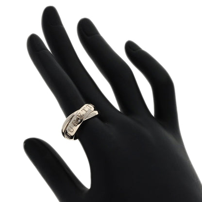 CARTIER Trinity 1998 Christmas Limited Edition #51 Ring K18 White Gold Ladies [Used]