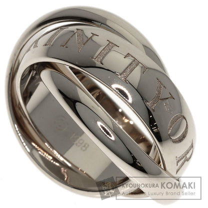 CARTIER Trinity 1998 Christmas Limited Edition #47 Ring K18 White Gold Ladies [Used]