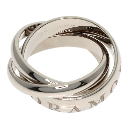 CARTIER Trinity 1998 Christmas Limited Edition #47 Ring K18 White Gold Ladies [Used]