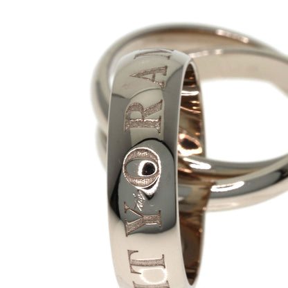 CARTIER Trinity 1998 Christmas Limited Edition #47 Ring K18 White Gold Ladies [Used]