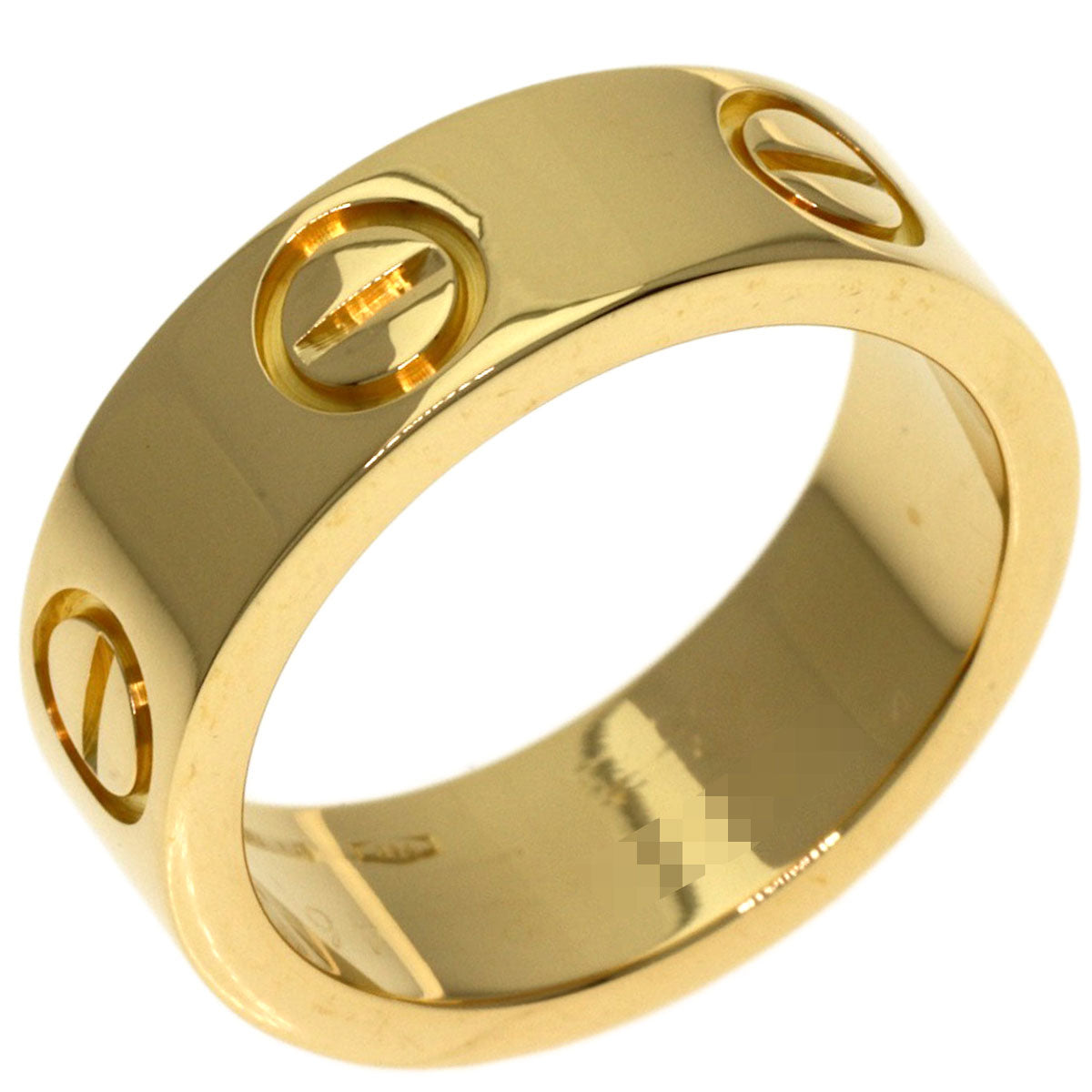 CARTIER love ring #46 Ring K18 Yellow Gold Ladies [Used]