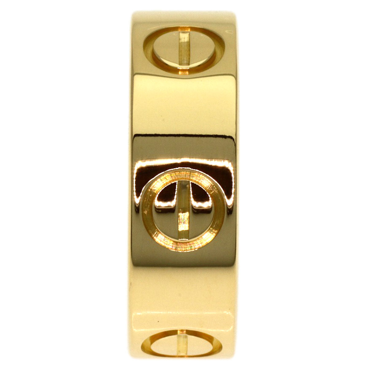 CARTIER love ring #46 Ring K18 Yellow Gold Ladies [Used]