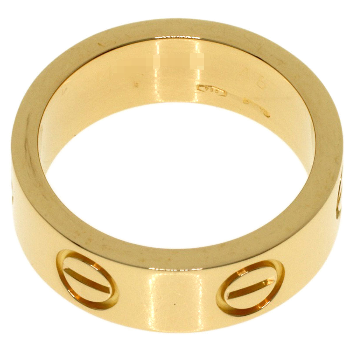 CARTIER love ring #46 Ring K18 Yellow Gold Ladies [Used]