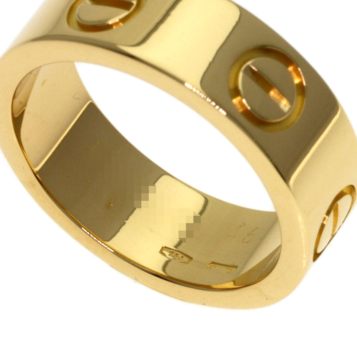 CARTIER love ring #46 Ring K18 Yellow Gold Ladies [Used]