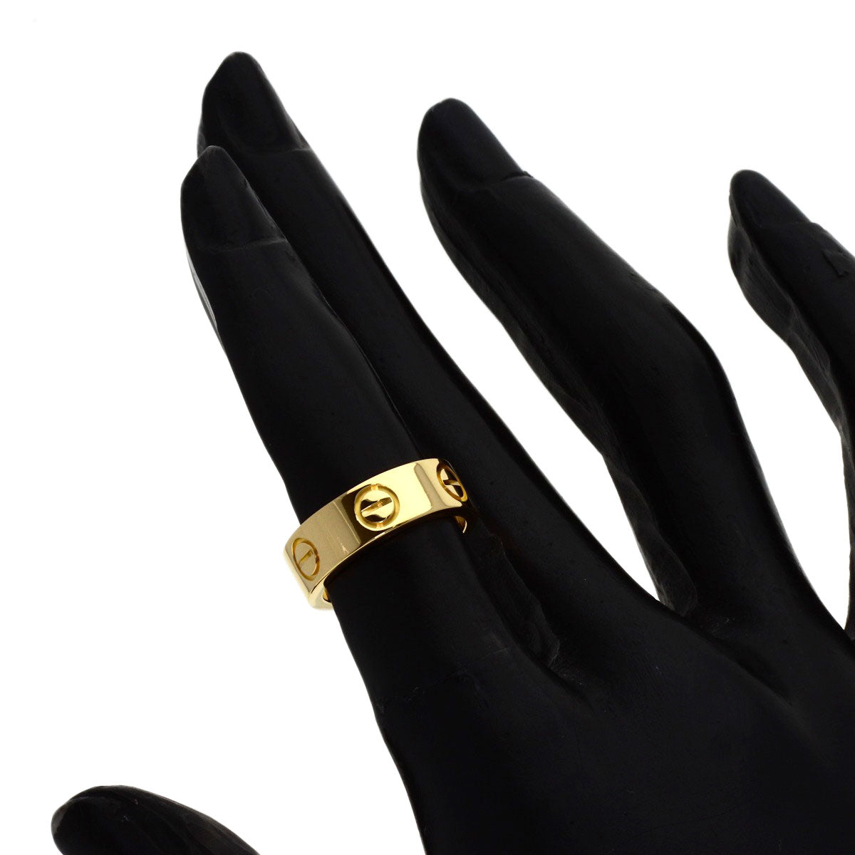 CARTIER love ring #46 Ring K18 Yellow Gold Ladies [Used]