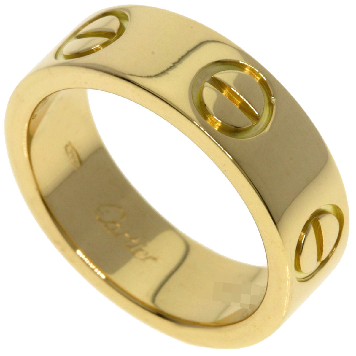 CARTIER love ring #46 Ring K18 Yellow Gold Ladies [Used]