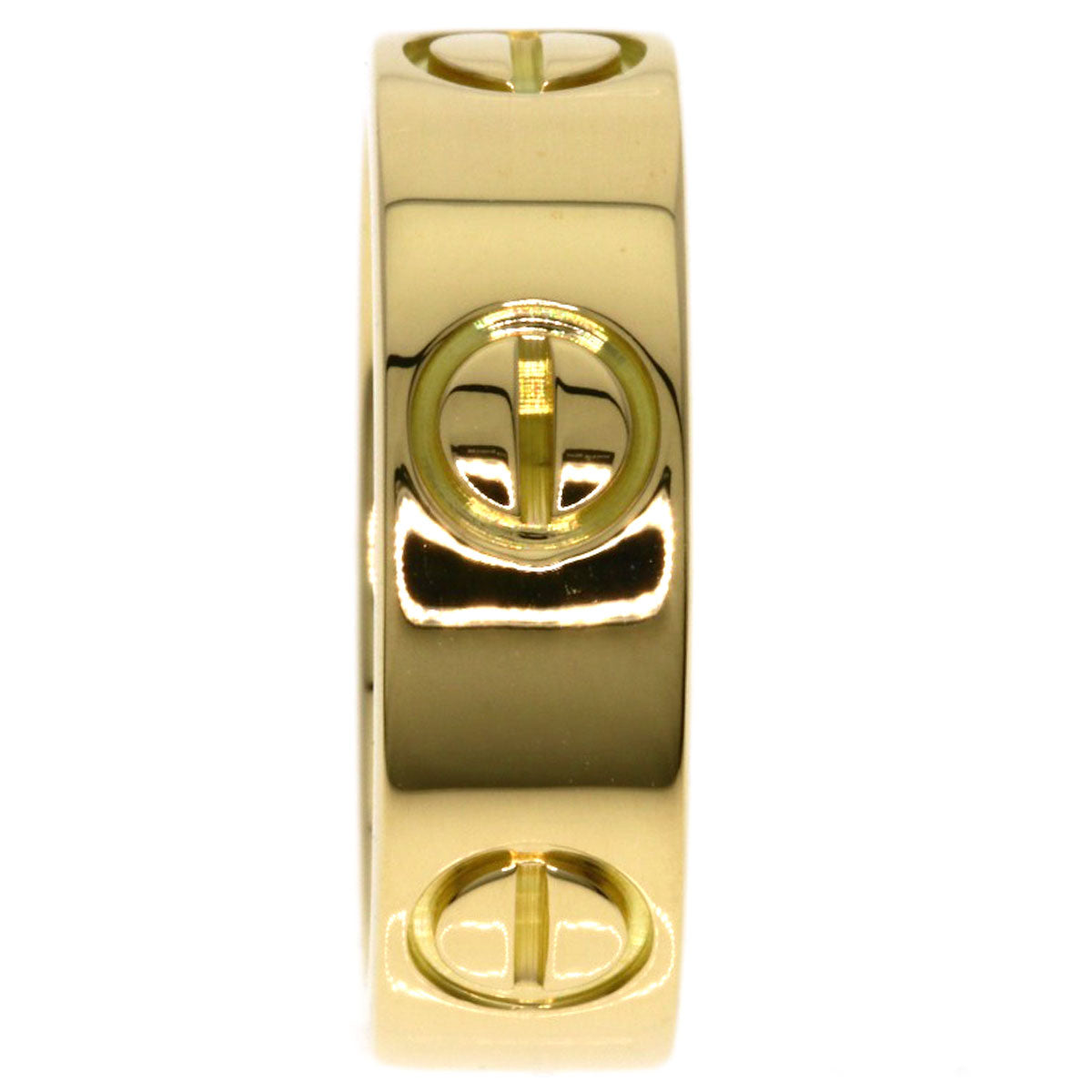 CARTIER love ring #46 Ring K18 Yellow Gold Ladies [Used]