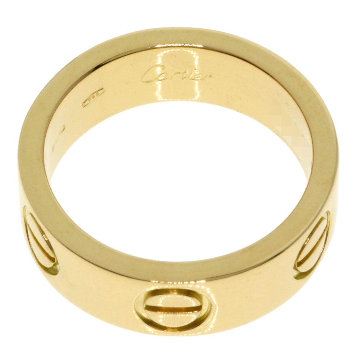 CARTIER love ring #46 Ring K18 Yellow Gold Ladies [Used]