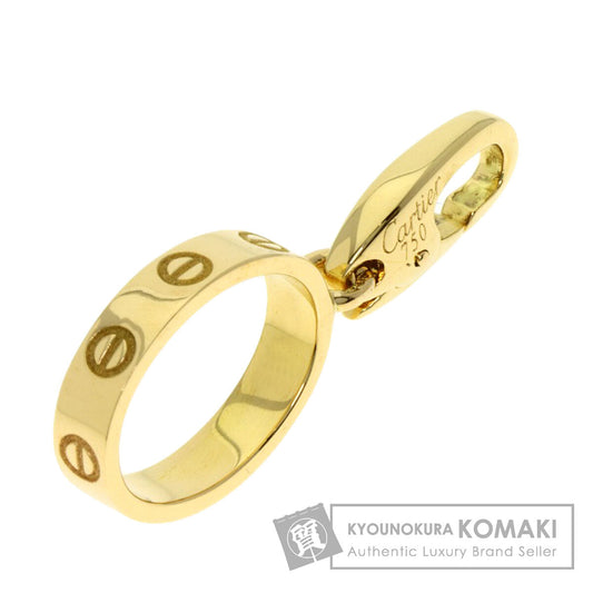 CARTIER Baby Love Charm Pendant top K18 Yellow Gold Ladies [Used]