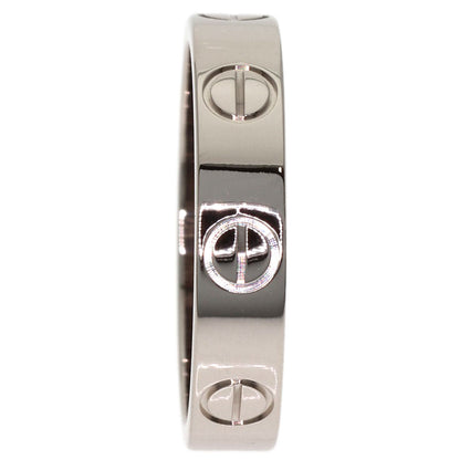 CARTIER Mini love ring # 47 Ring K18 White Gold Ladies [Used]