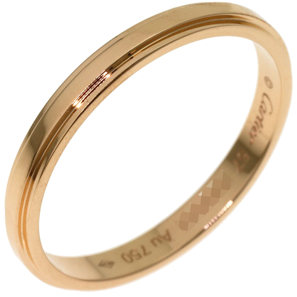 CARTIER Damour #57 Ring K18 Pink Gold Ladies [Used]