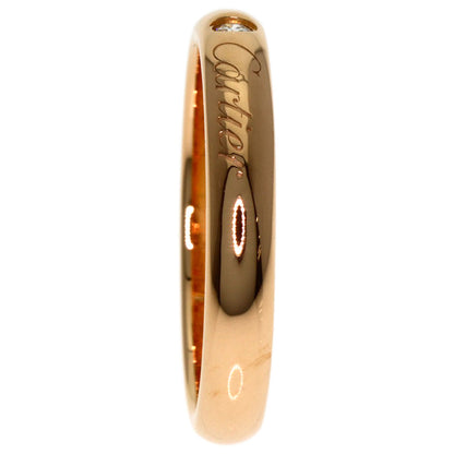 CARTIER C de Cartier 1P Diamond #50 Ring K18 Pink Gold Ladies [Used]