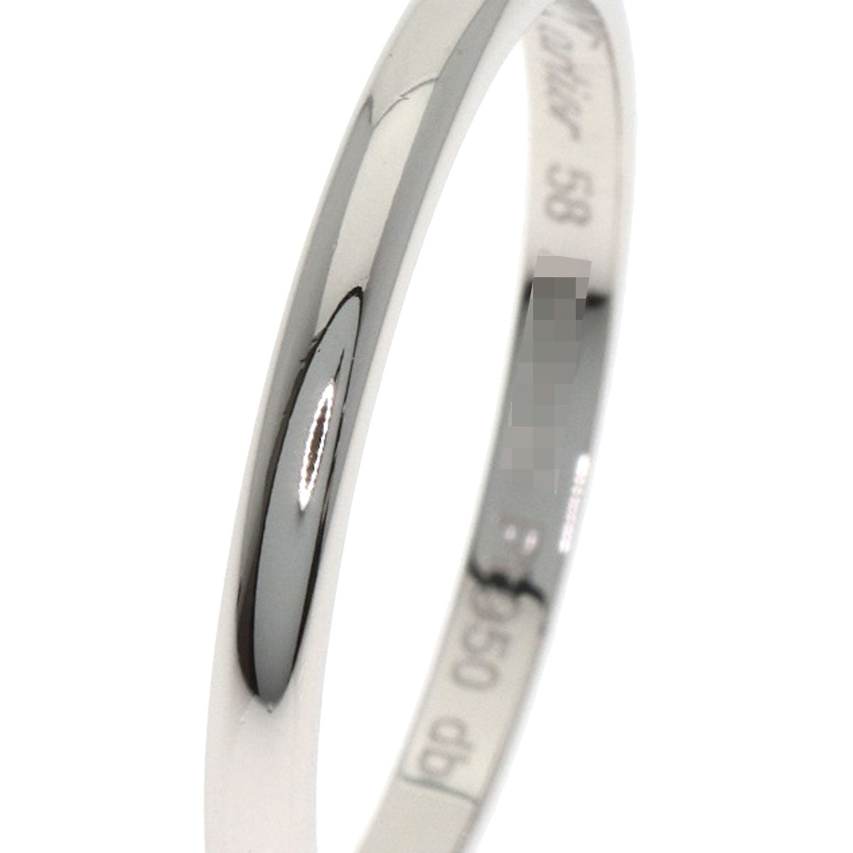 CARTIER Wedding #58 Ring Platinum PT950 mens [Used]