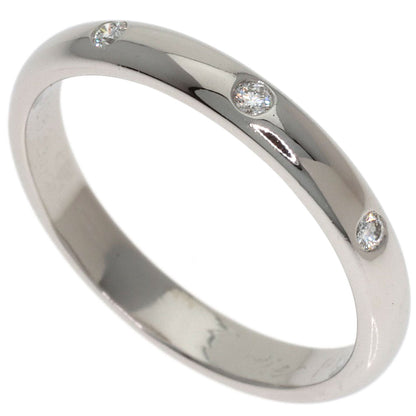CARTIER 1895 Wedding 3P Diamond #48 Ring Platinum PT950 Ladies [Used]