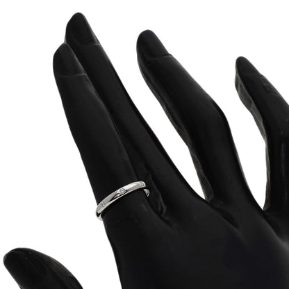 CARTIER 1895 Wedding 3P Diamond #48 Ring Platinum PT950 Ladies [Used]