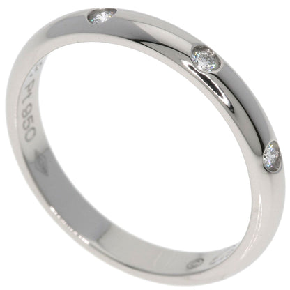 CARTIER Wedding 3P Diamond #47 Ring Platinum PT950 Ladies [Used]