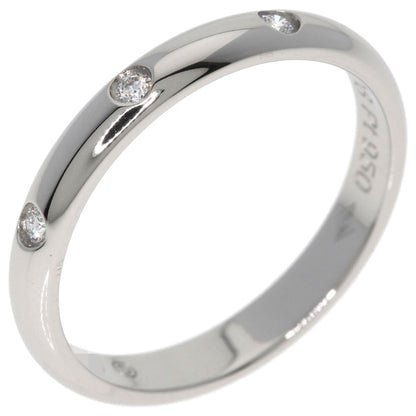 CARTIER Wedding 3P Diamond #47 Ring Platinum PT950 Ladies [Used]