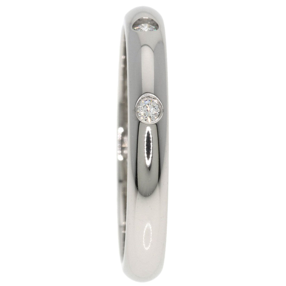CARTIER Wedding 3P Diamond #47 Ring Platinum PT950 Ladies [Used]
